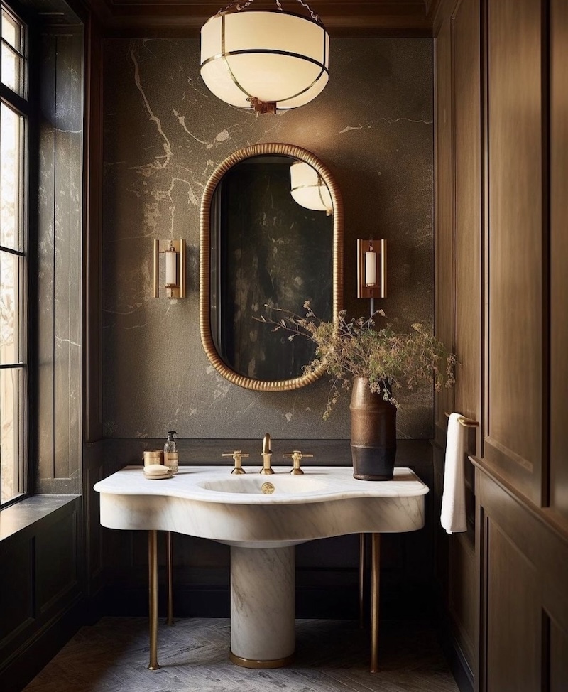 powder room bathroom ideas