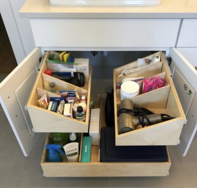 small bathroom organization ideas