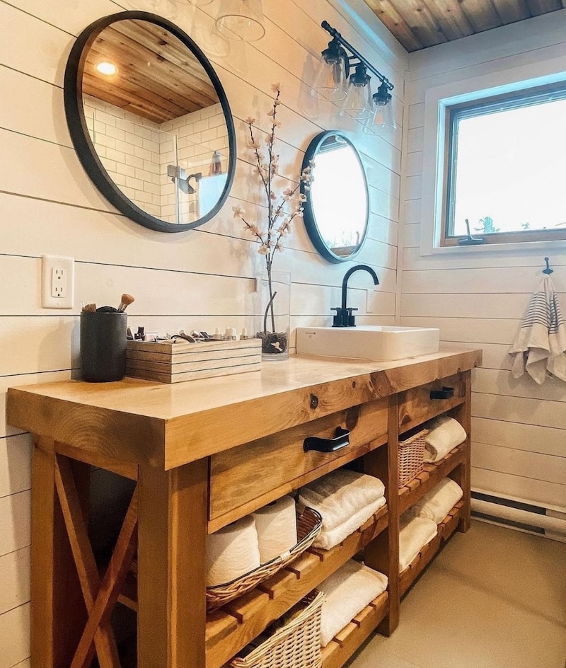 small modern farmhouse bathroom ideas