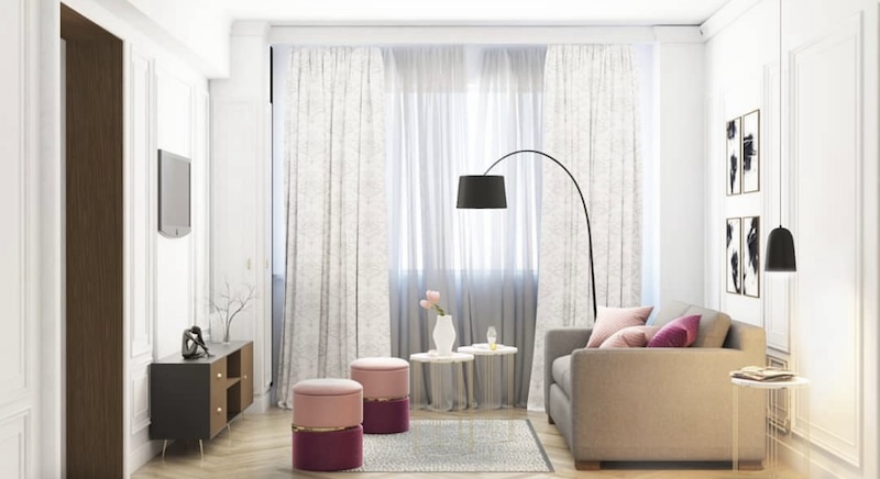 small narrow living room ideas