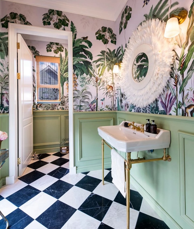 47+ Bathroom Wallpaper Ideas For Your Oasis in 2024 Houszed