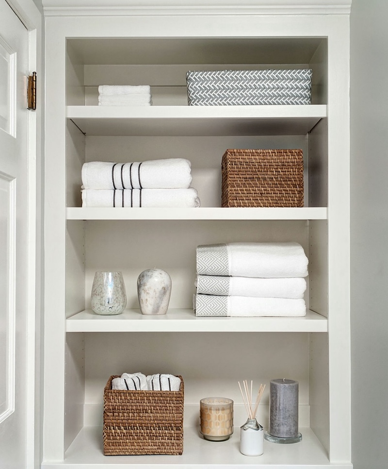 bathroom decor shelf ideas