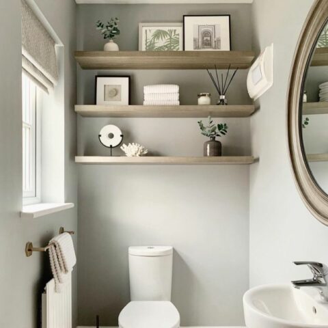 bathroom shelf ideas
