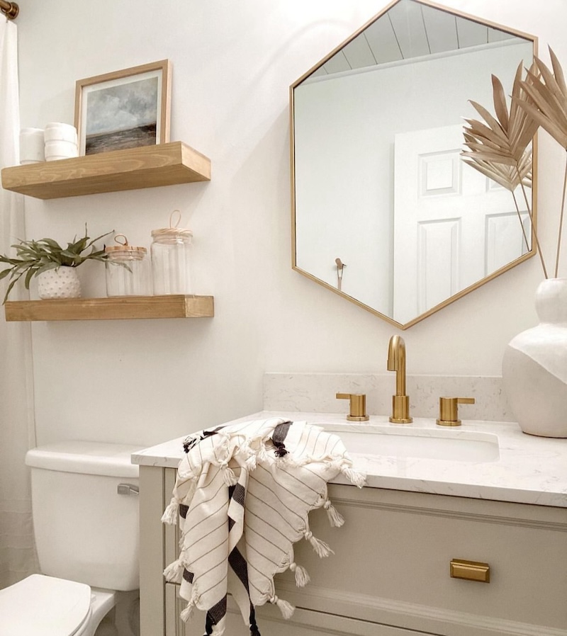 bathroom shelf ideas decor