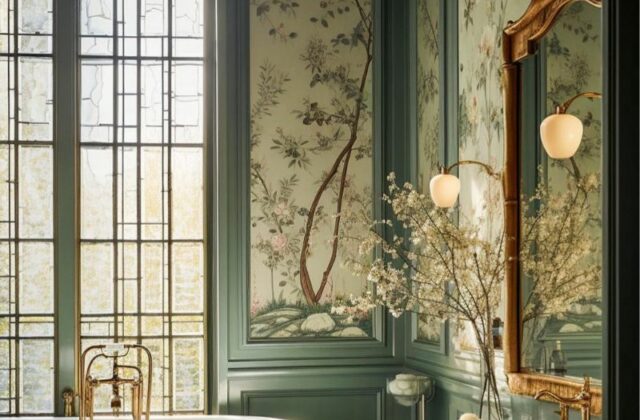 bathroom wallpaper ideas