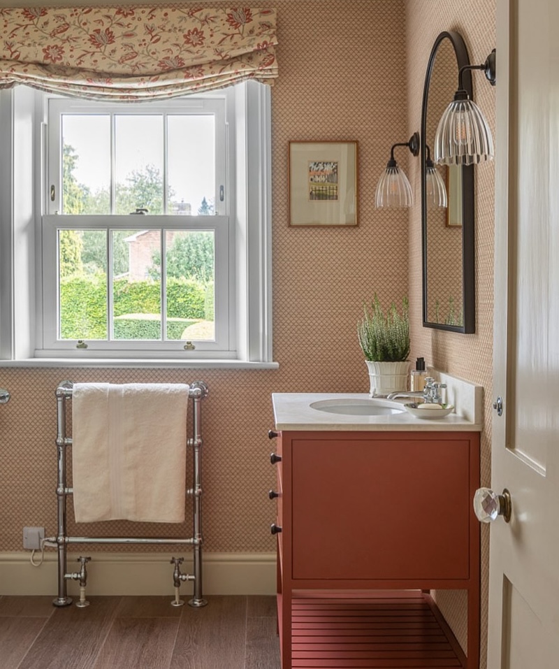 best bathroom wallpaper ideas