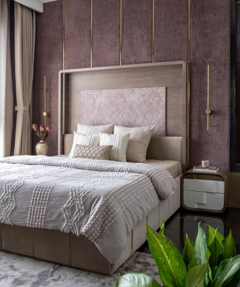 ideas for an accent wall in a bedroom