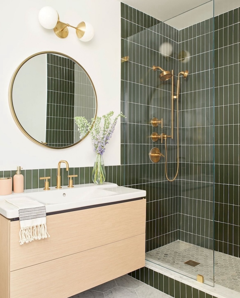 master bathroom doorless walk in shower ideas 1