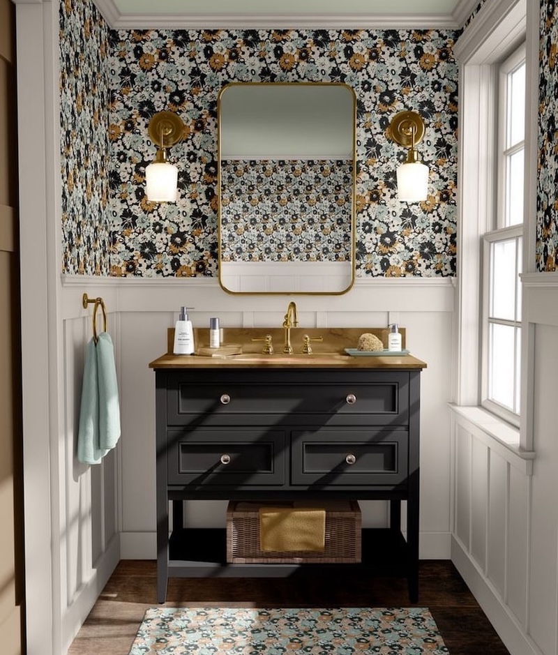 47+ Bathroom Wallpaper Ideas For Your Oasis in 2024 Houszed