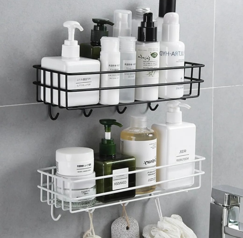 shelf ideas for bathroom