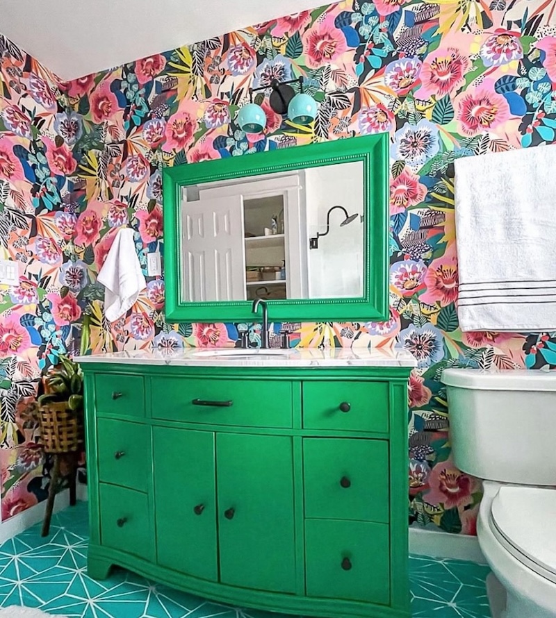 47+ Bathroom Wallpaper Ideas For Your Oasis in 2025 Houszed