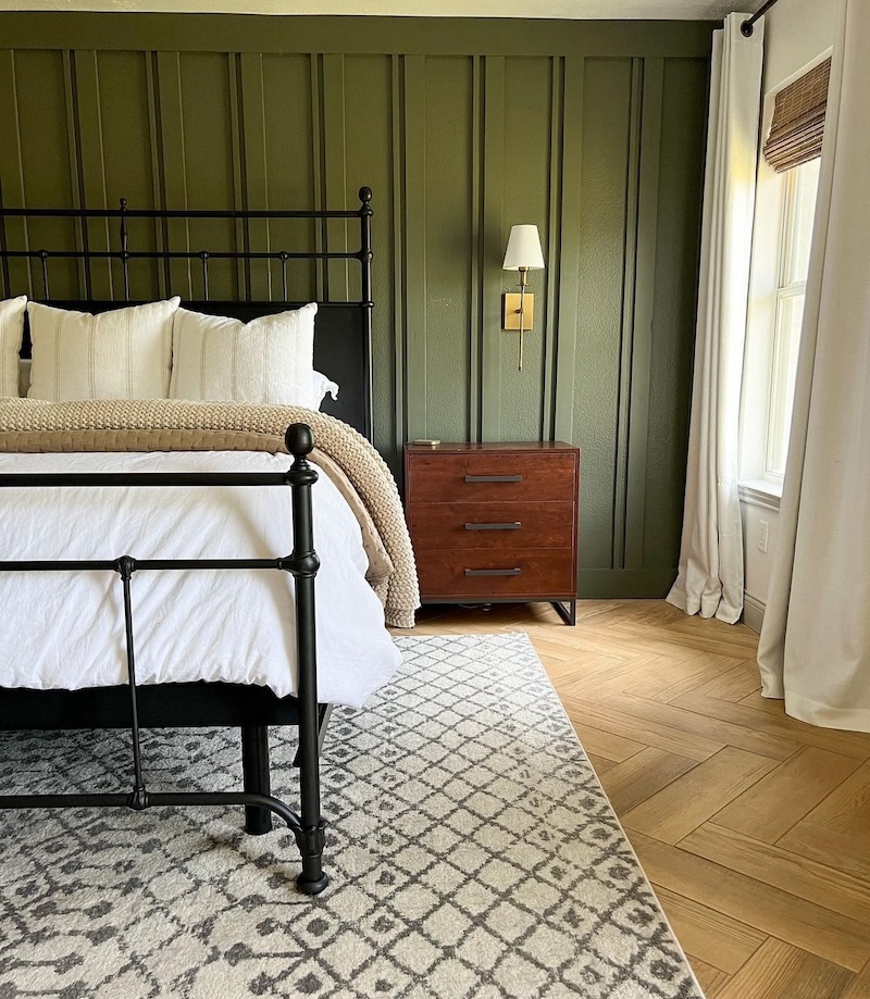 wall accent ideas for bedroom