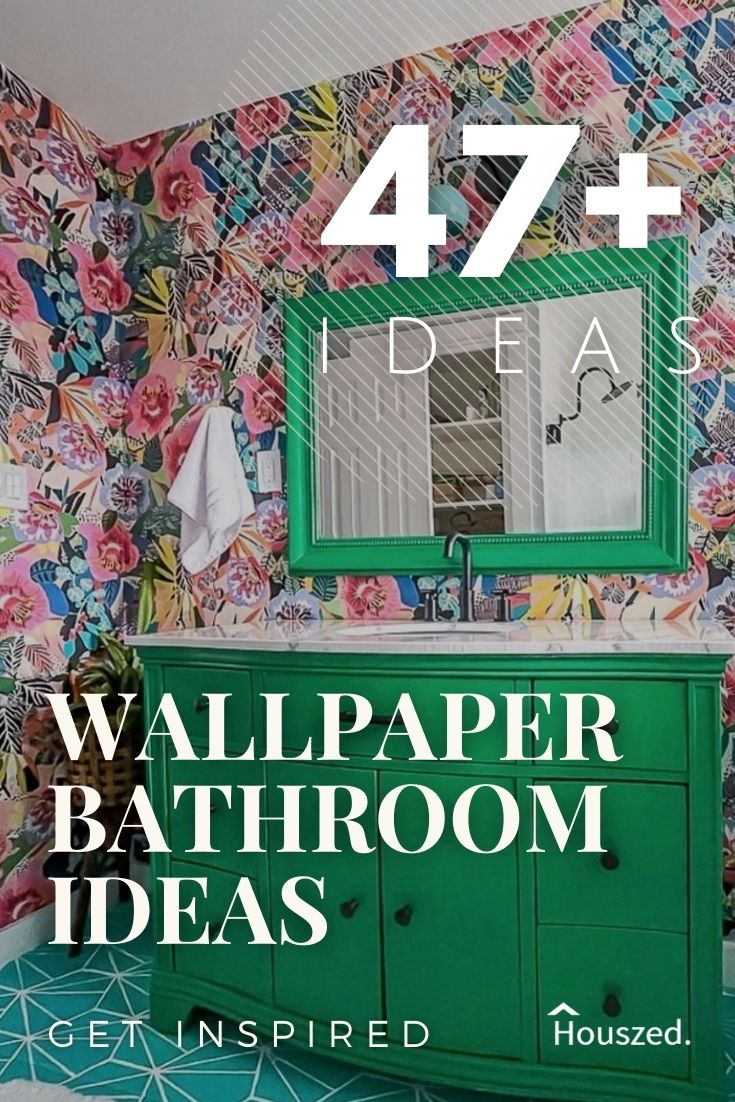 47+ Bathroom Wallpaper Ideas For Your Oasis in 2024 Houszed