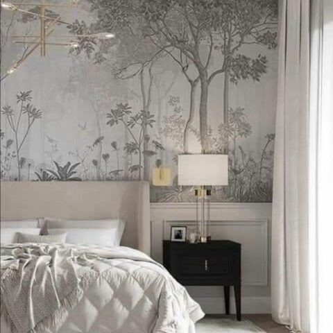 wallpaper decor ideas for bedroom