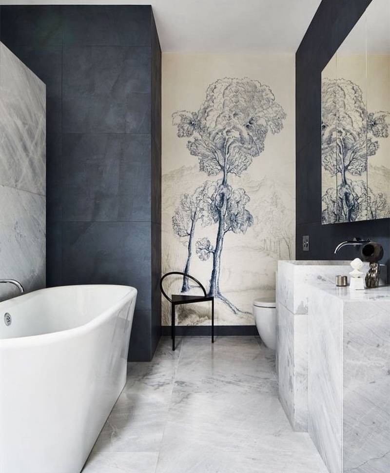 wallpaper for bathroom ideas