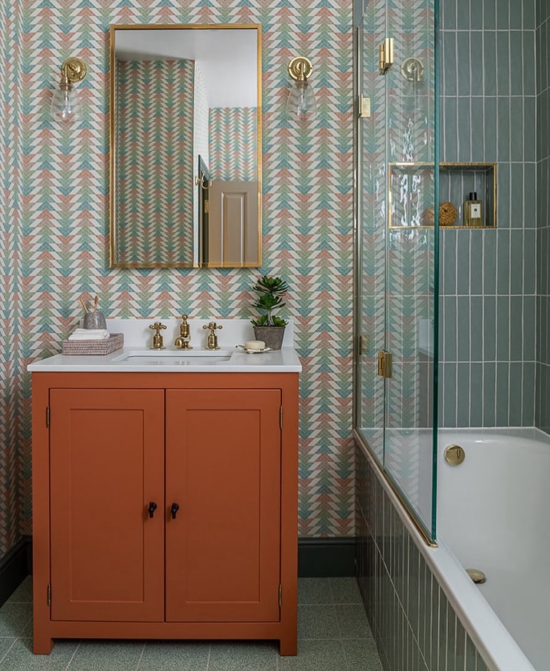 wallpaper ideas for bathrooms