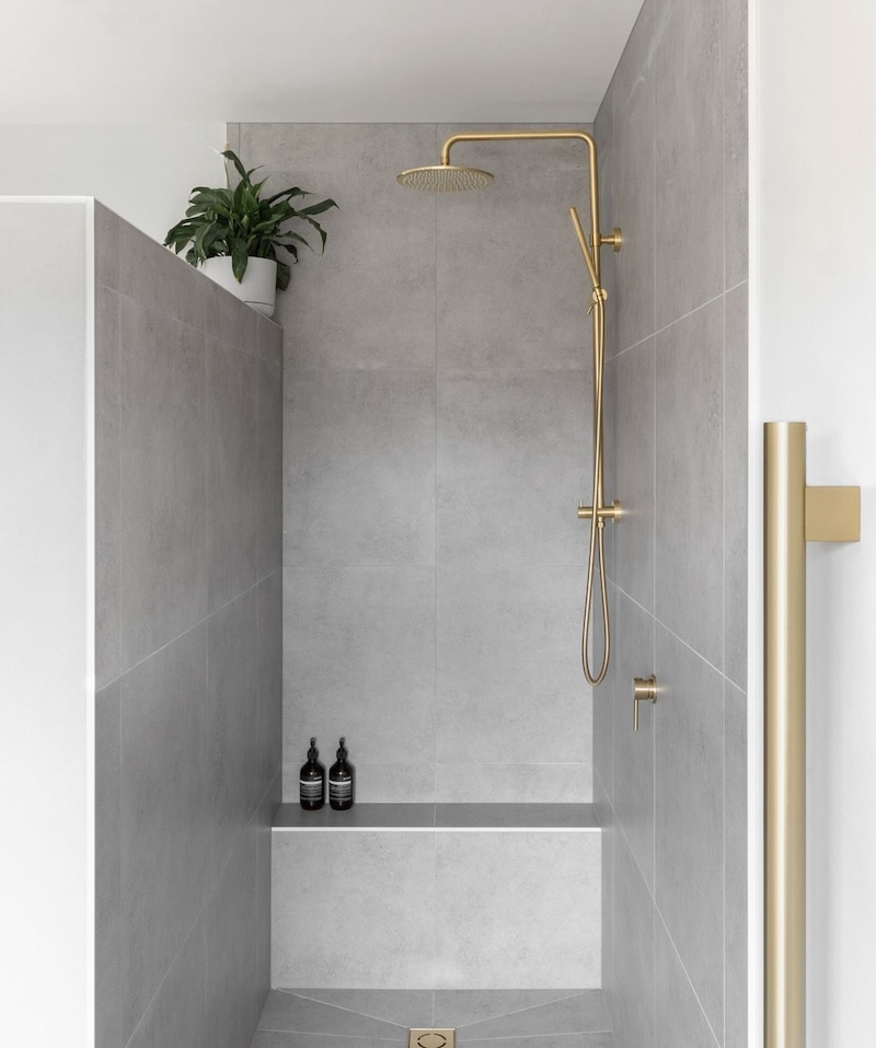 bathroom ideas grey walls