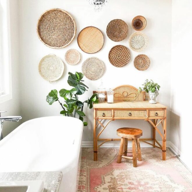 bohemian bathroom