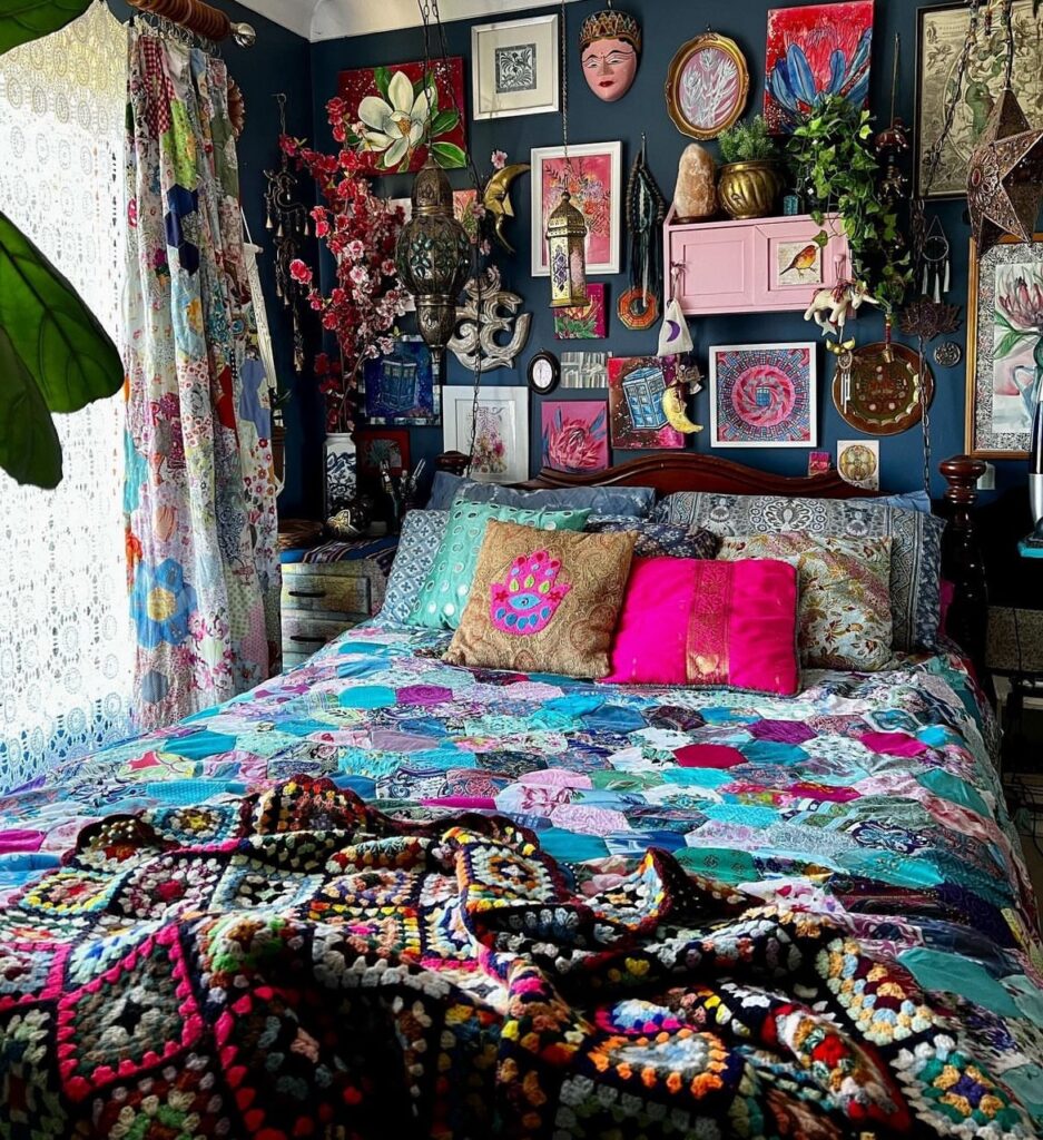 bohemian chic bedroom
