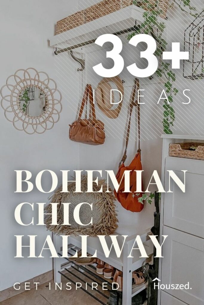 bohemian chic hallway