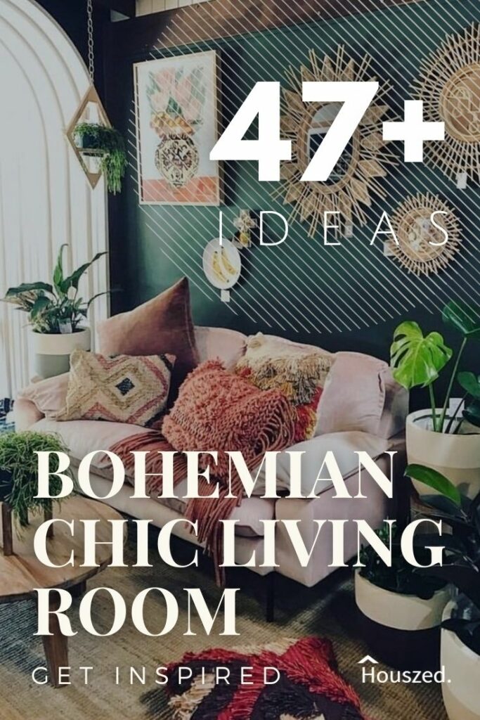 bohemian chic living room