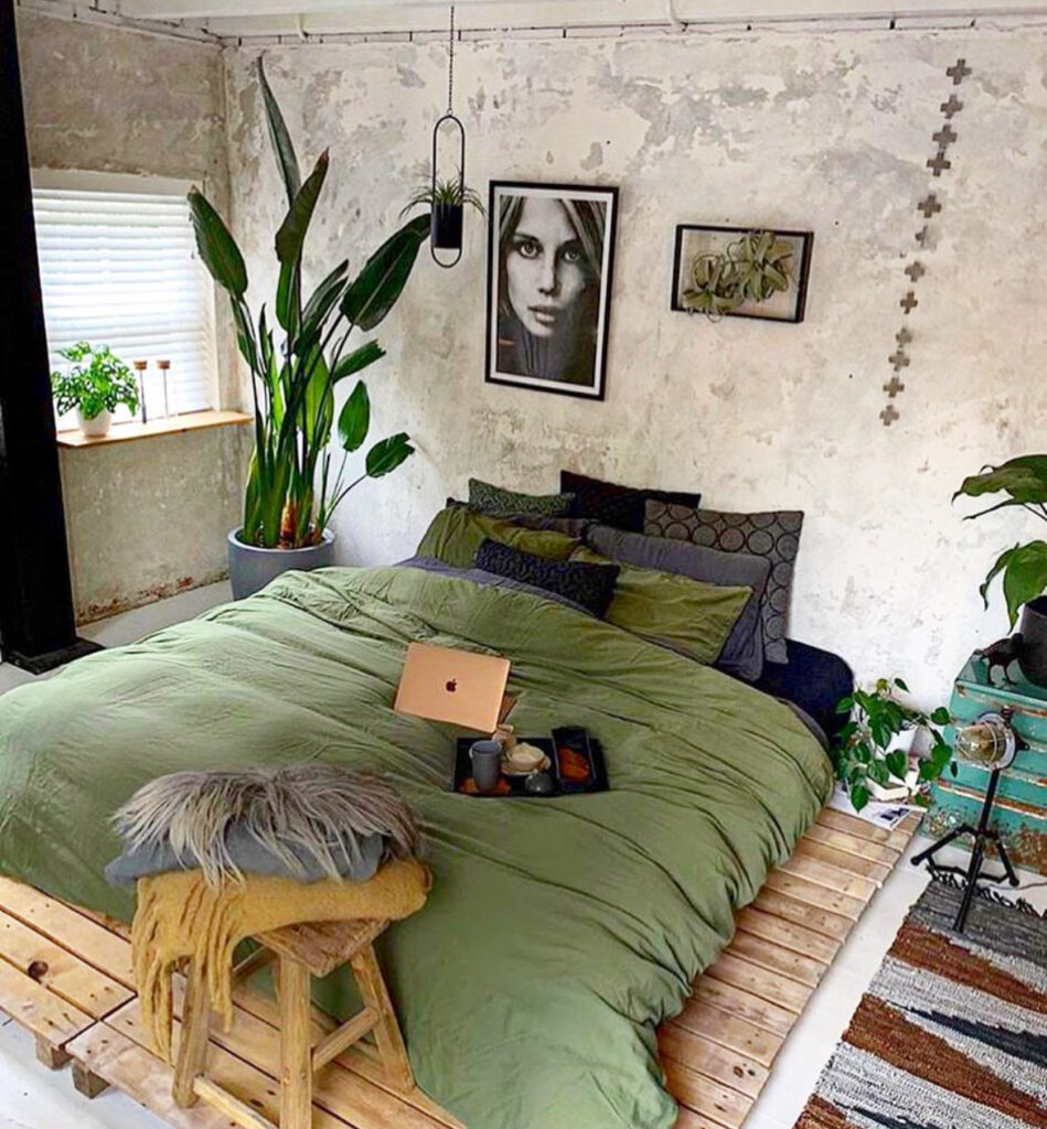 bohemian chic style bedroom