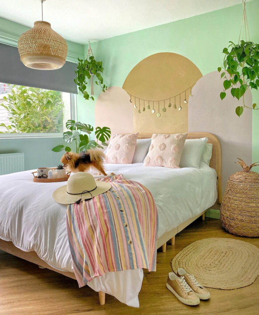 bohemian colors bedroom