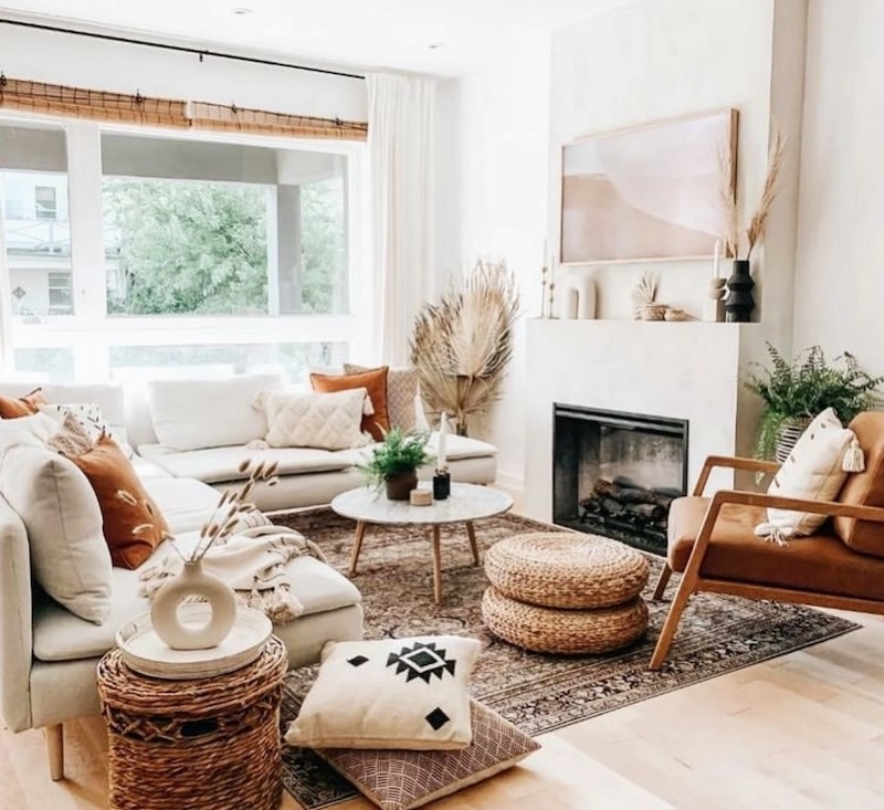 bohemian decor living room