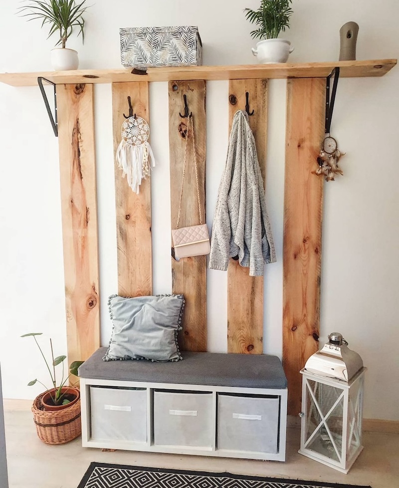 bohemian hallway inspo