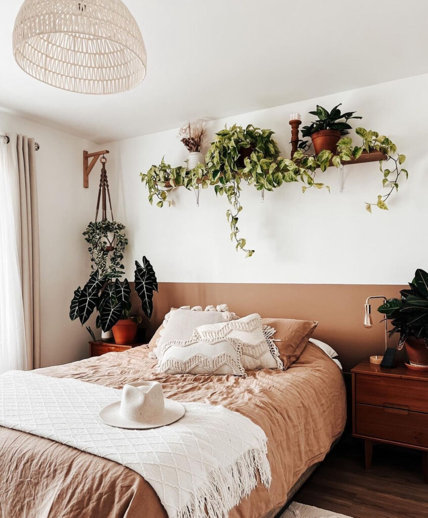 bohemian inspired bedroom
