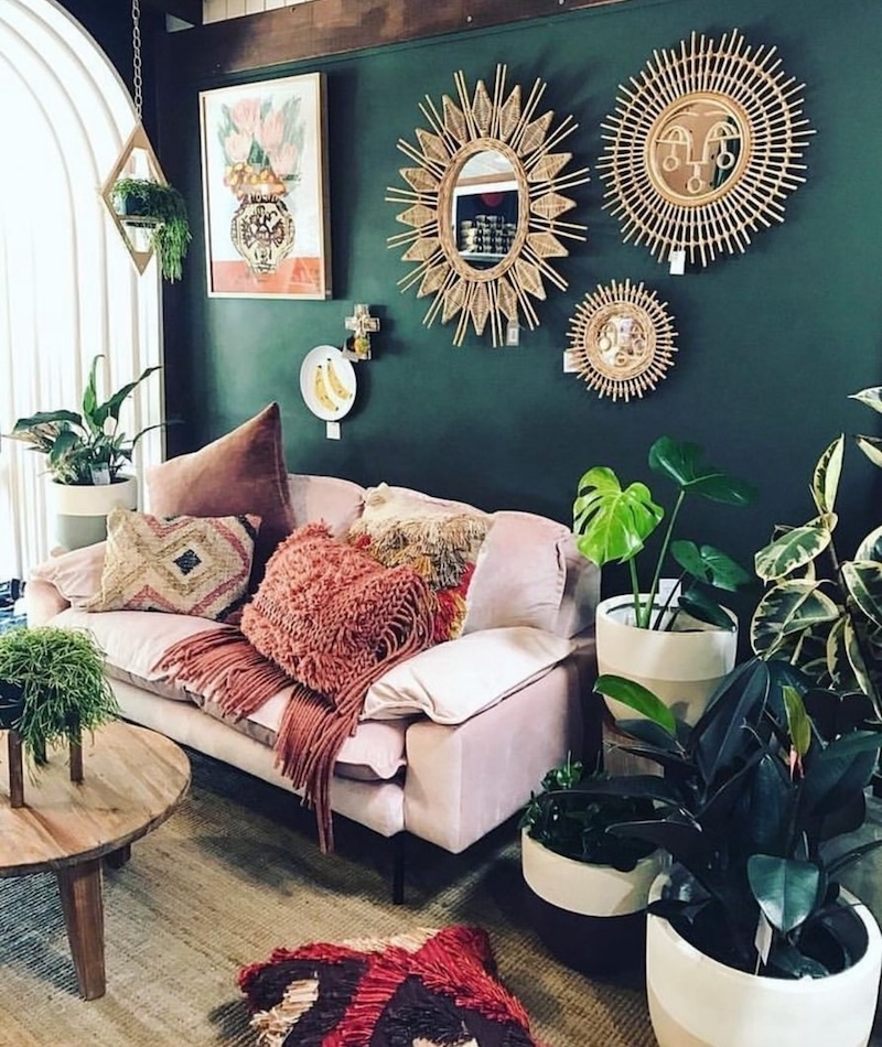 bohemian living room decor