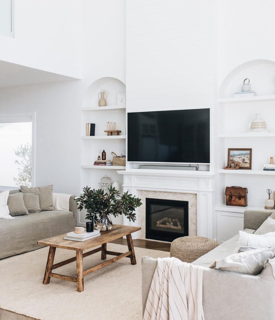 coastal beach cottage living room images