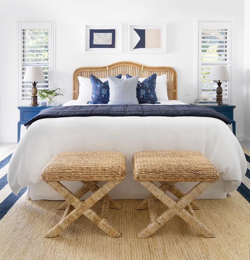 coastal cottage bedroom design