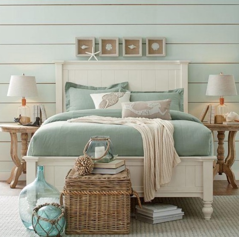 coastal cottage bedroom picture