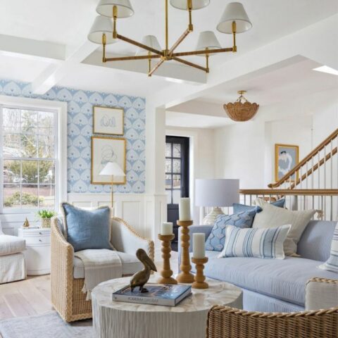 coastal cottage living room