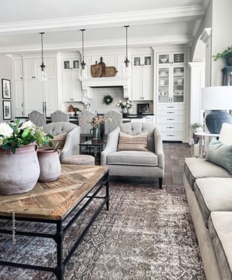 farmhouse living room decor