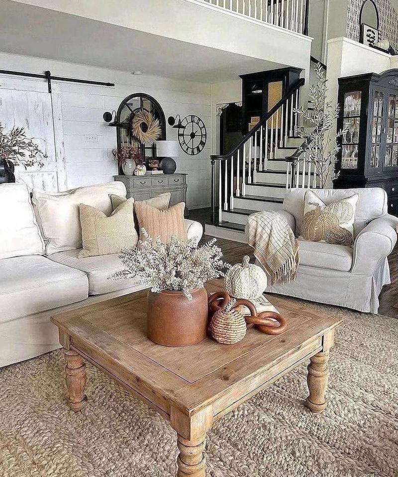 farmhouse modern living room