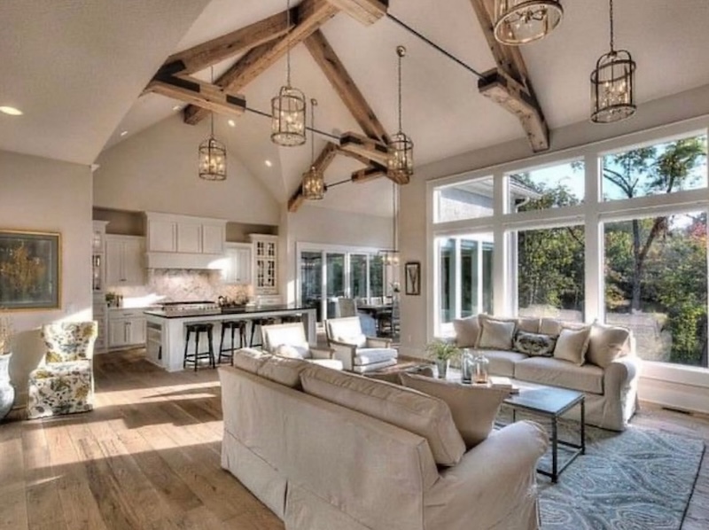 farmhouse western living room decor