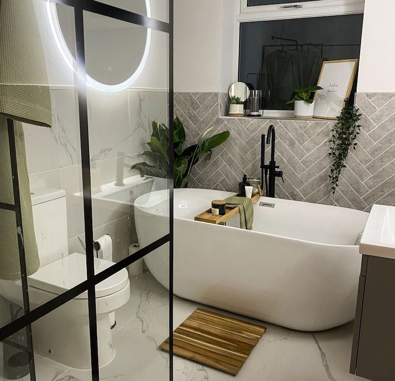 grey bathroom design ideas