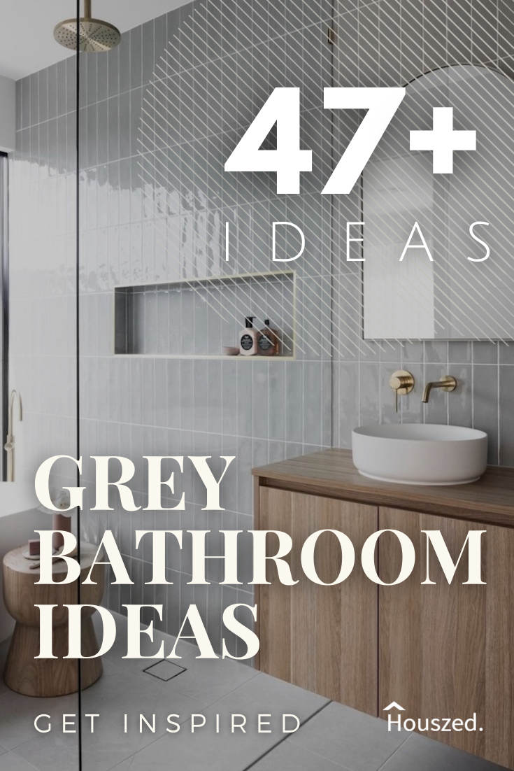 47 Grey Bathroom Ideas For Every Style In 2025 Houszed Grey Bathroom Ideas