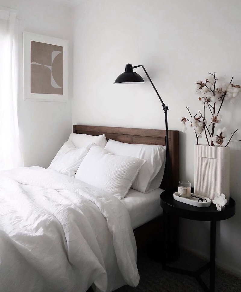 interior design scandinavian bedroom