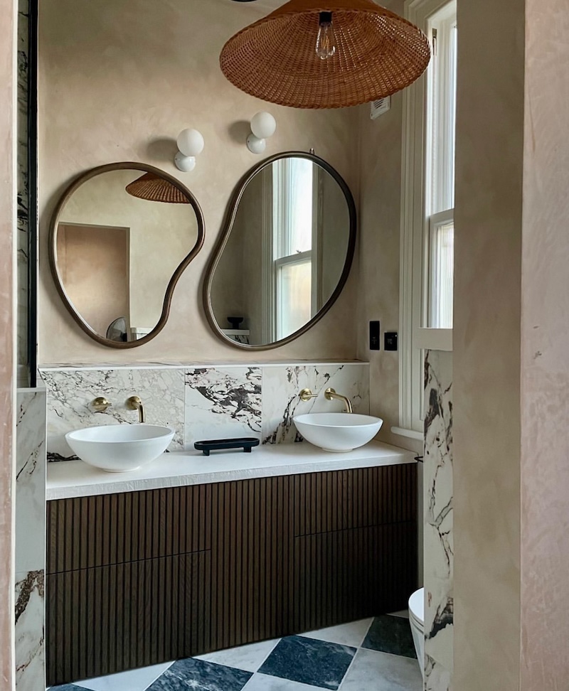 japandi bathroom style