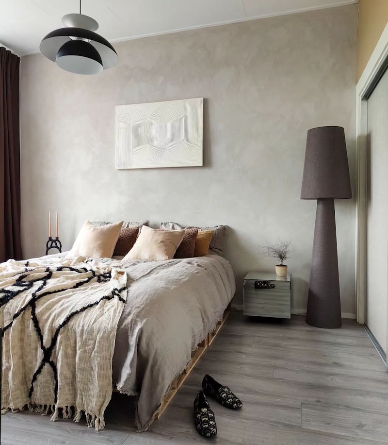 japandi bedroom colors