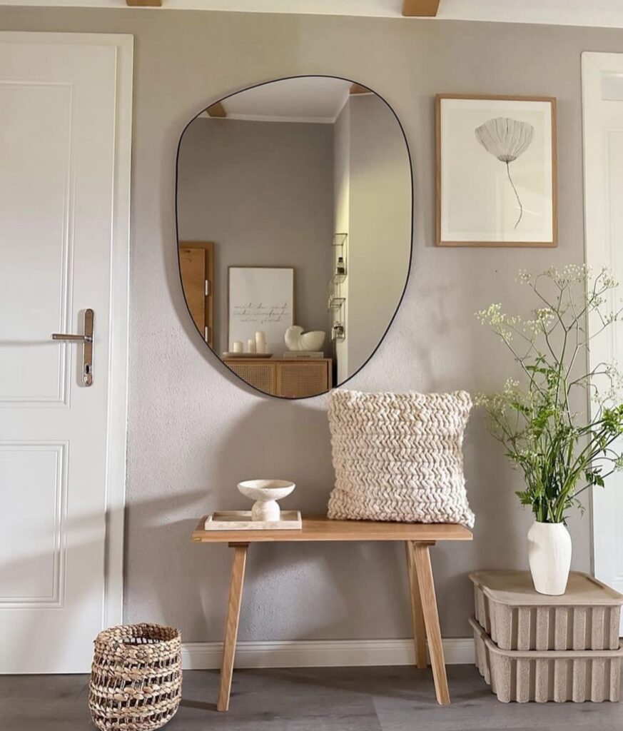 japandi hallway inspo