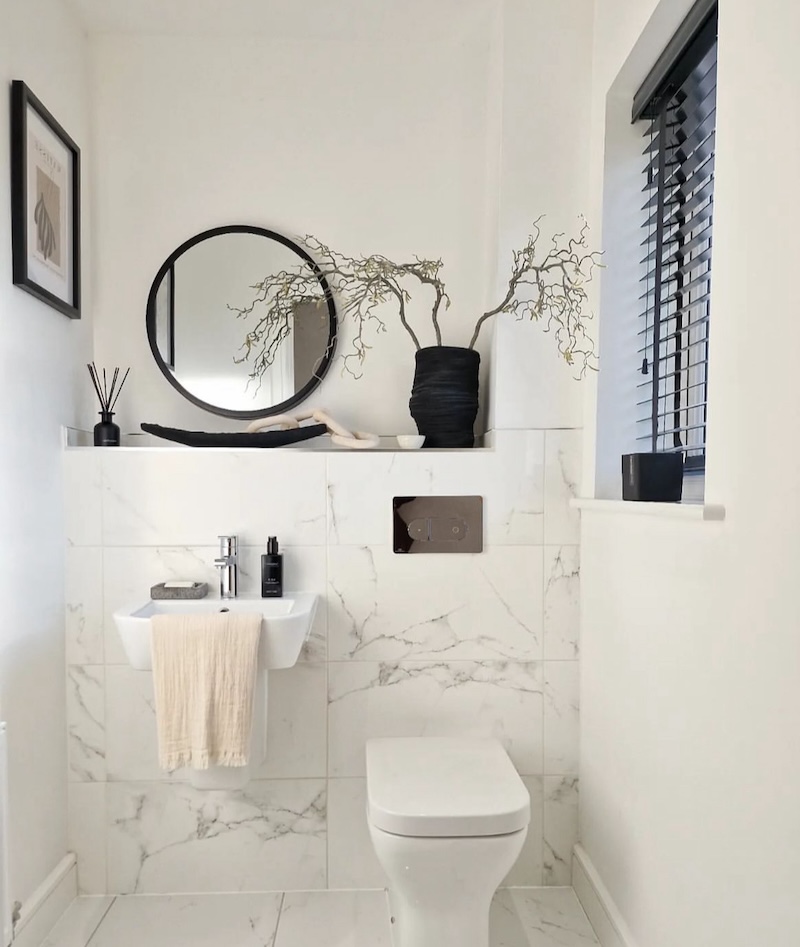 japandi small bathroom design