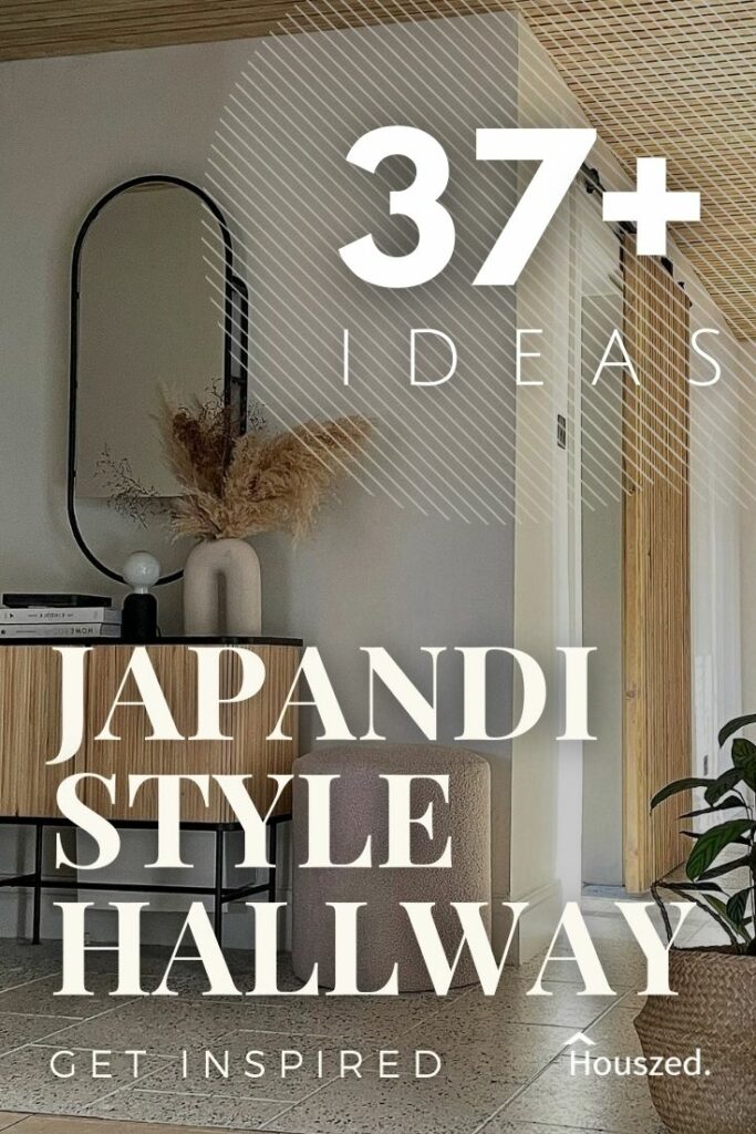 japandi style hallway