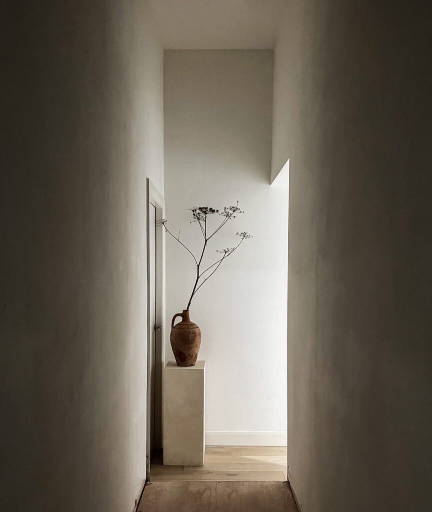 japandi style hallways