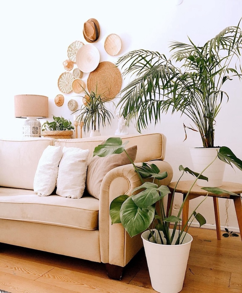 living room bohemian style