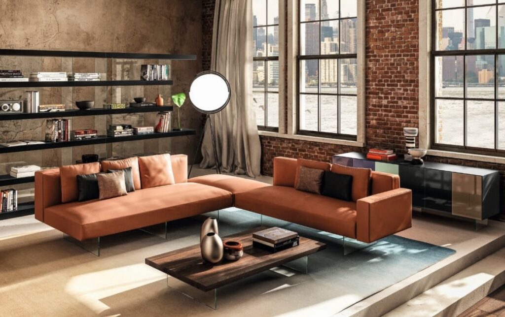 living room design loft