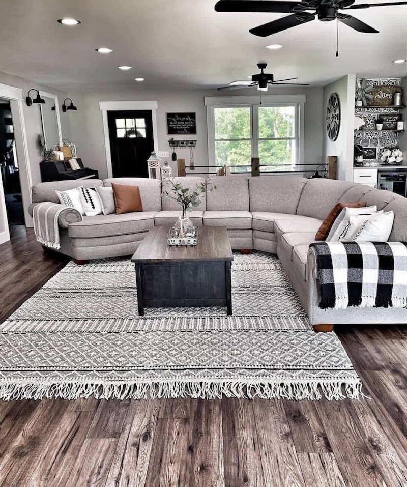 living room farmhouse wall decor ideas